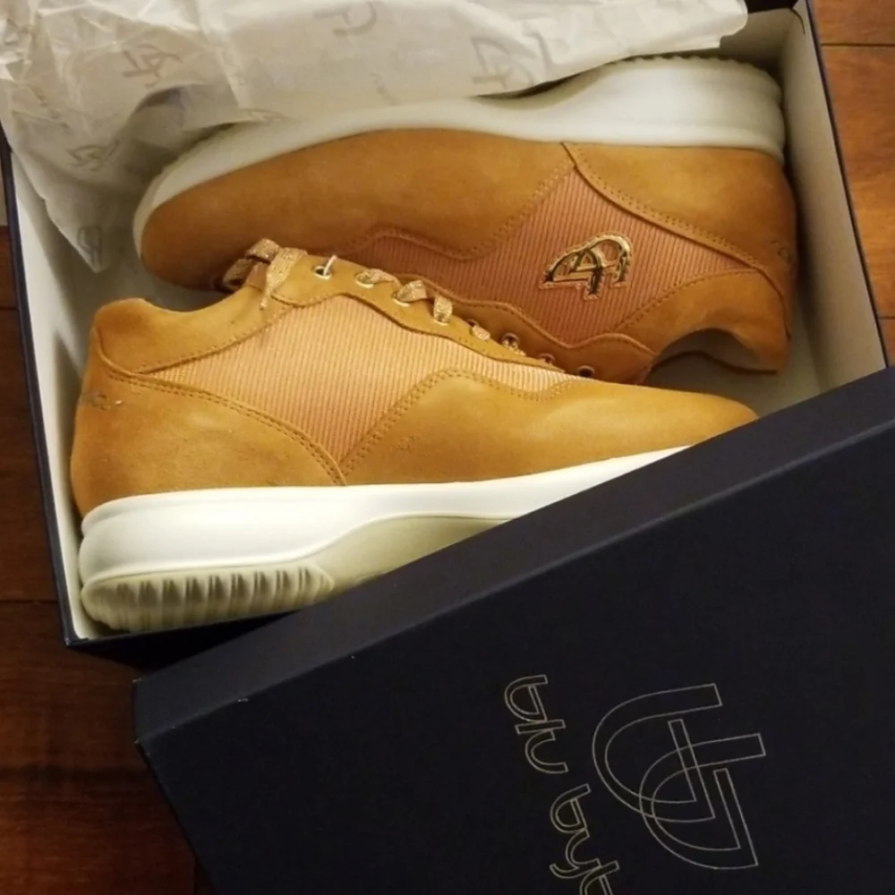 Byblos Suede Sneakers Size 39 Peach